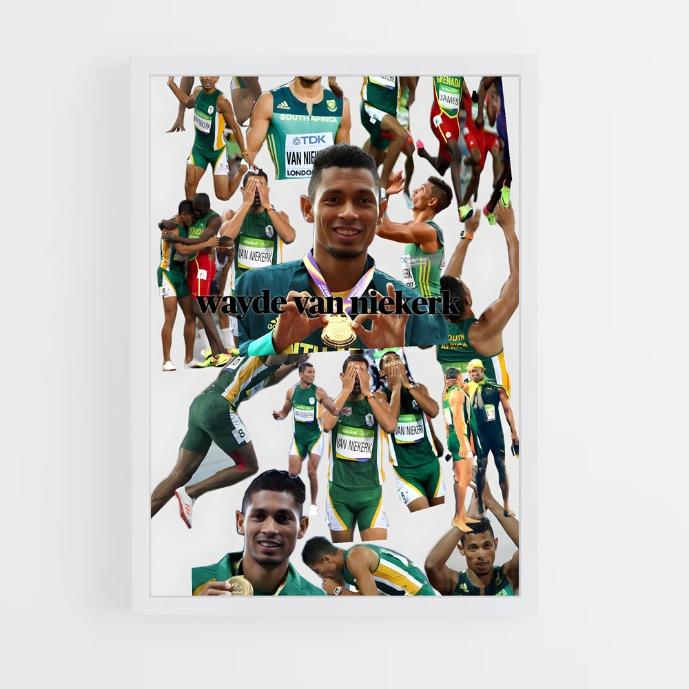Poster L'Équipe Émeraude – affiche Athlétisme (vue 3)